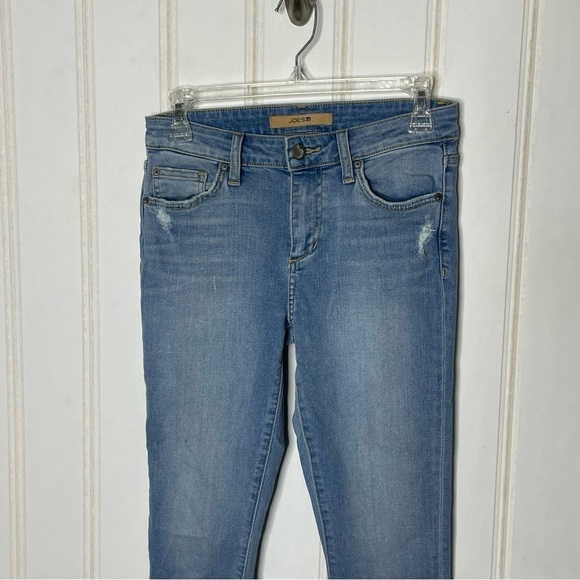 Joe’s Jeans The Icon Mid Rise Skinny Ruffle Ankle Percy - Picture 7 of 12